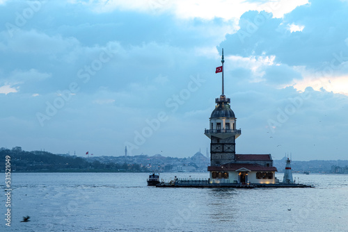 Maiden's Tower and Istanbul - Bosphorus