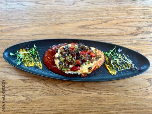 thai dessert on the plate