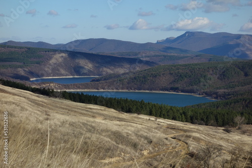 panorama of beautiful countryside of Bulgaria
