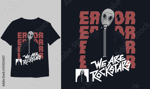 over size T shirt design, ERROR