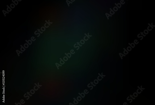 Dark Black vector modern bokeh pattern.