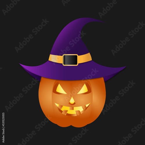Pumpkin in a hat