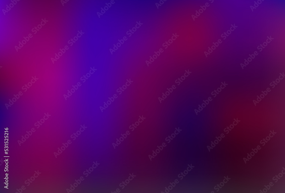 Fototapeta premium Light Purple vector blurred and colored background.