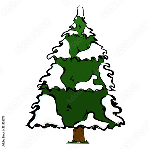 Baum im Schnee