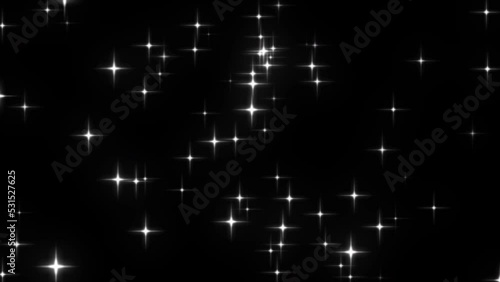 キラキラ 星 大 白