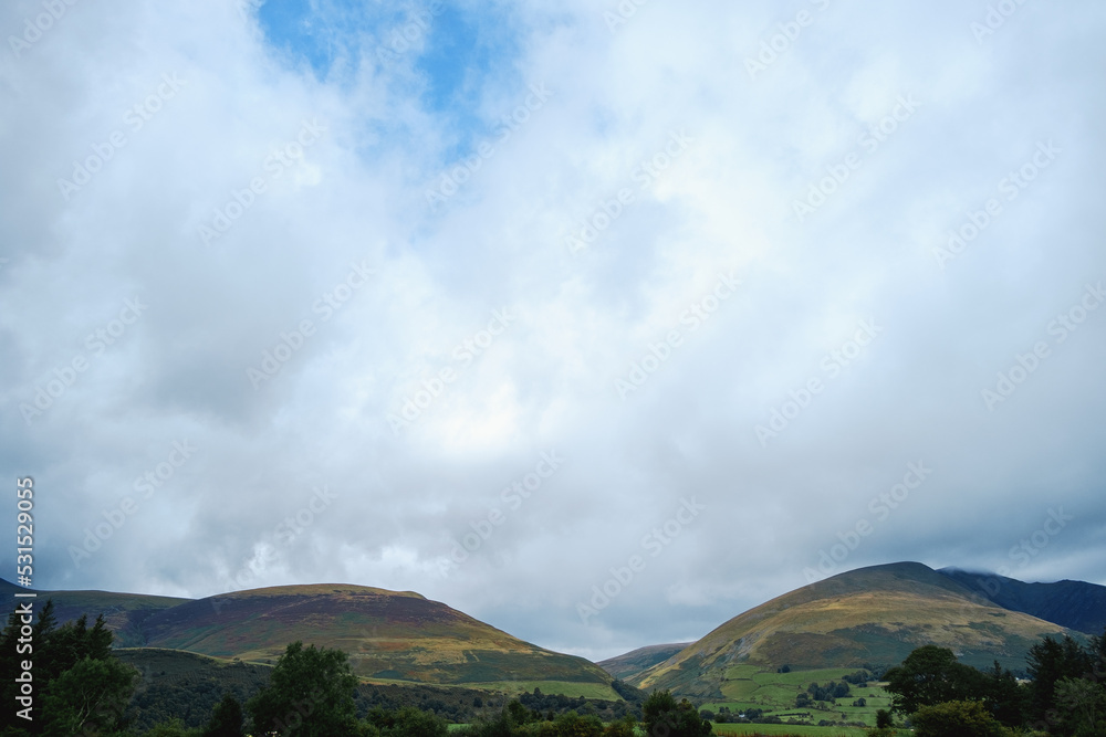 Mountains in Cumbria, England, United Kingdom