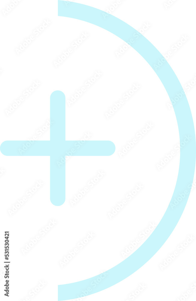 Fototapeta premium Add, plus flat icon