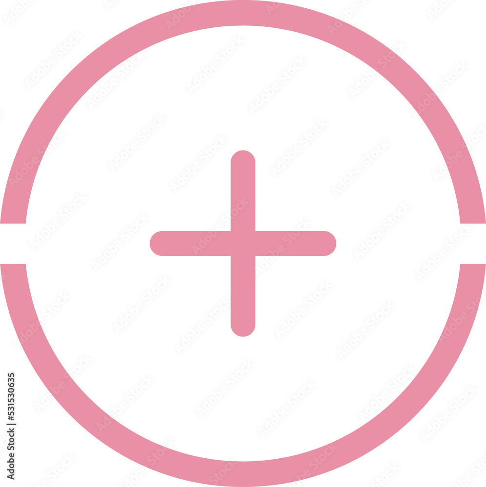 Fototapeta premium Add, plus flat icon