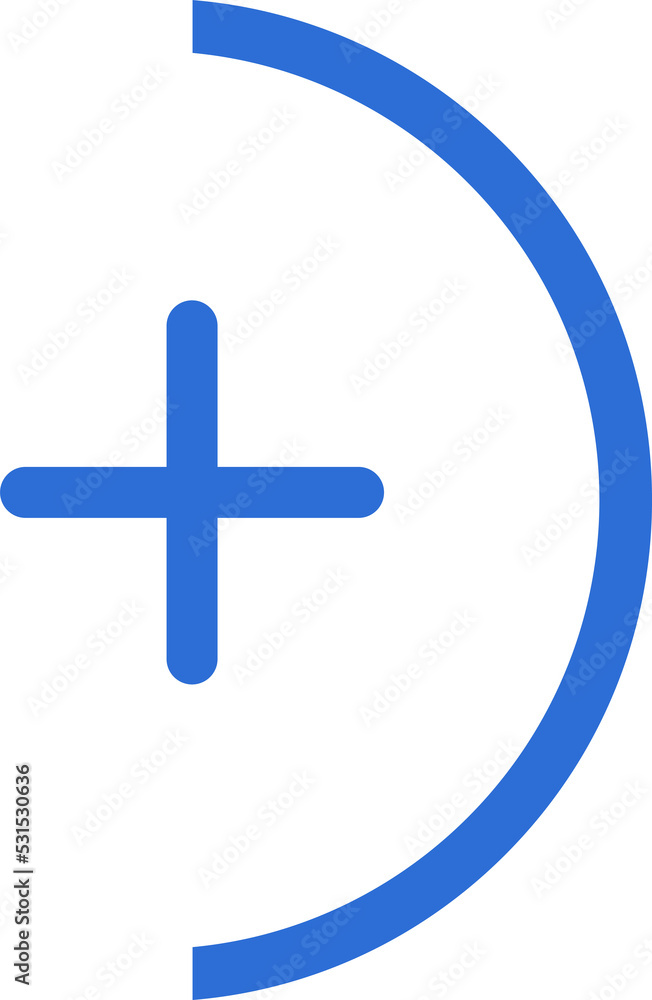 Fototapeta premium Add, plus flat icon