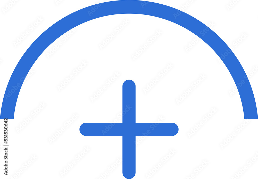 Fototapeta premium Add, plus flat icon