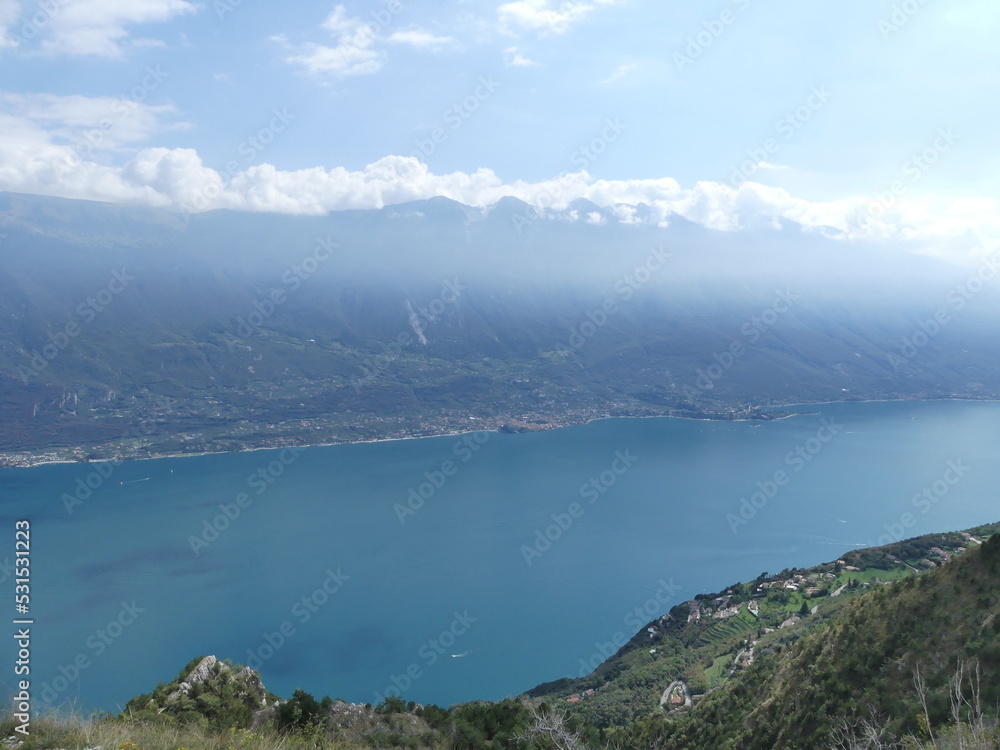 View of Lake Garda, Monte Bestone, Italy