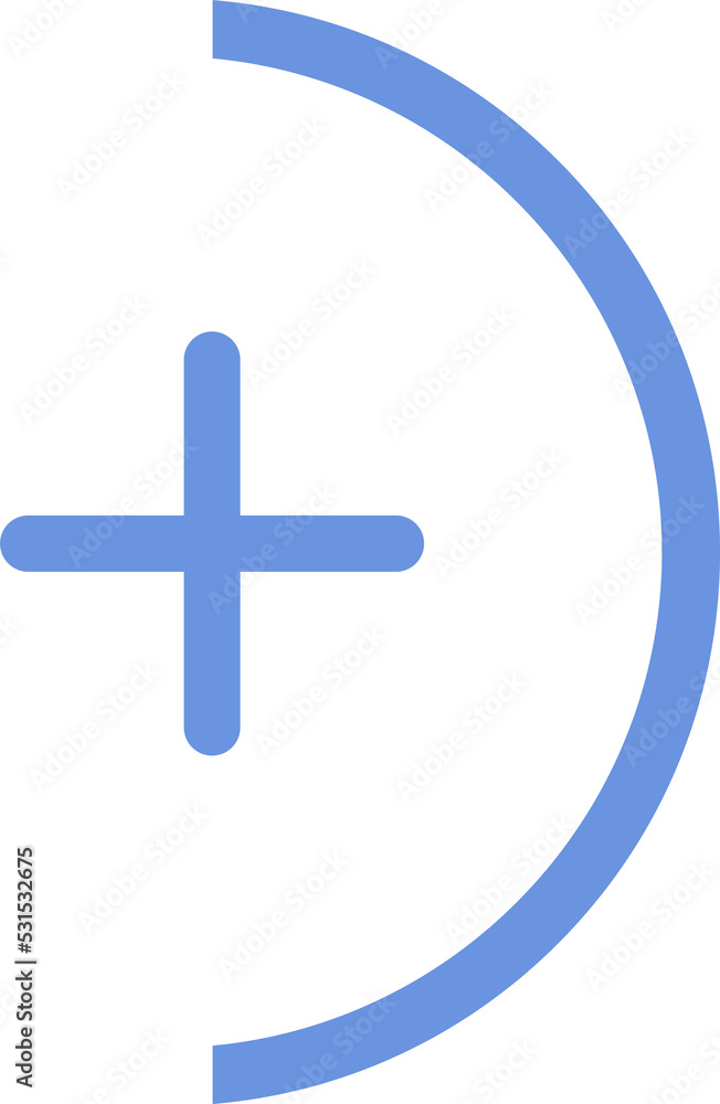 Obraz premium Add, plus flat icon 