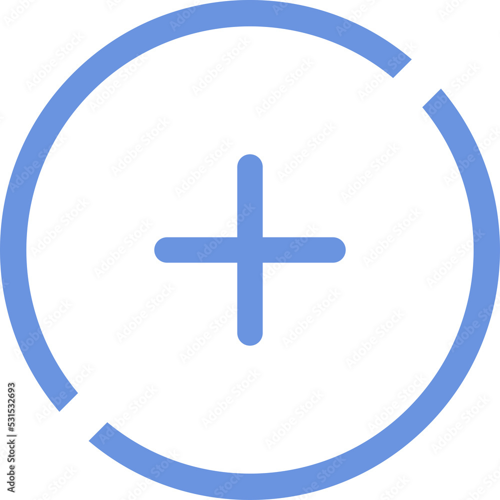 Fototapeta premium Add, plus flat icon