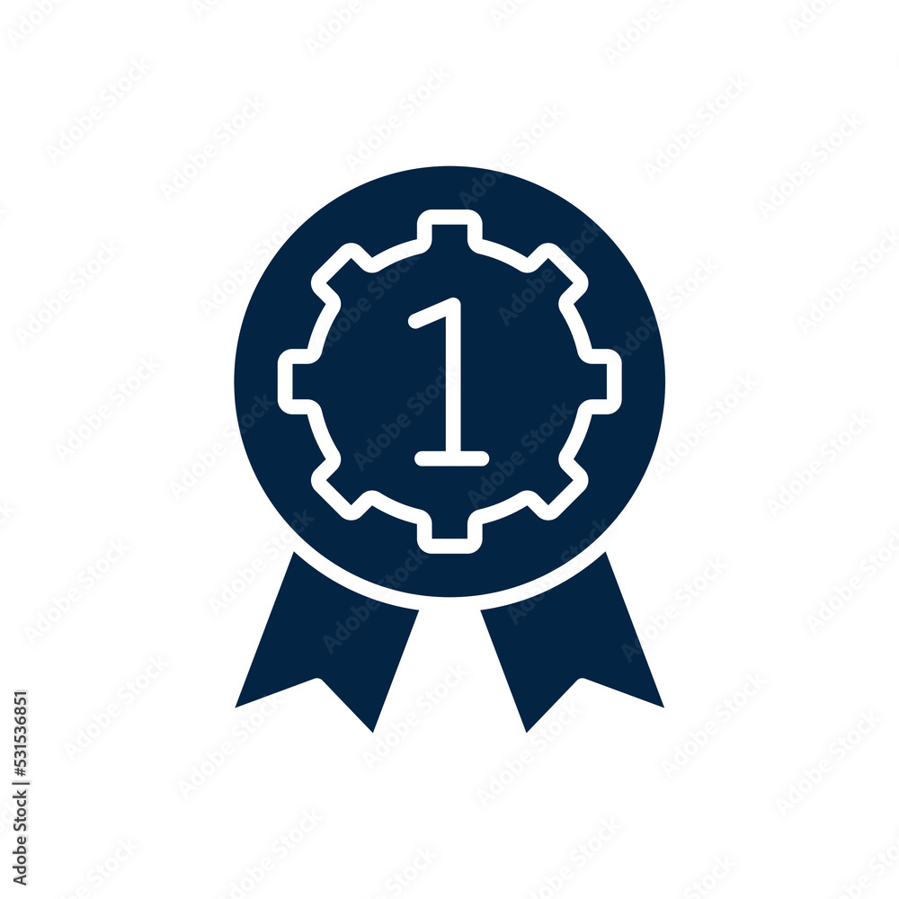 Badge concept line icon. Simple element illustration. Badge concept outline symbol design.