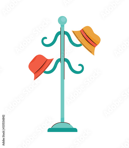 hats in rack ecology fashion