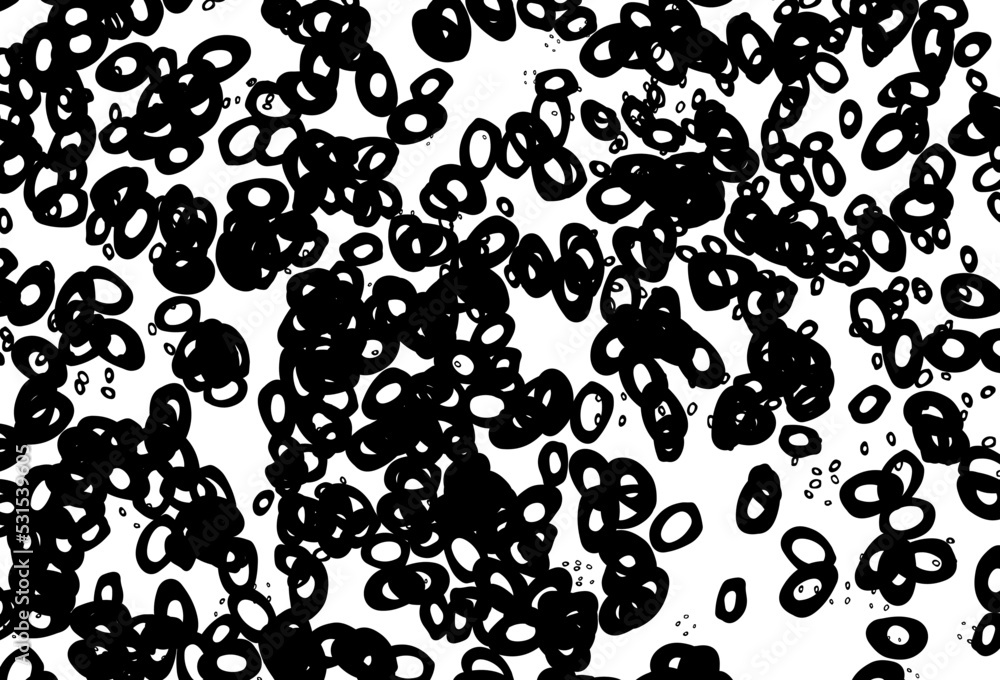 Black and white vector texture with disks. Black and white vector texture with disks.