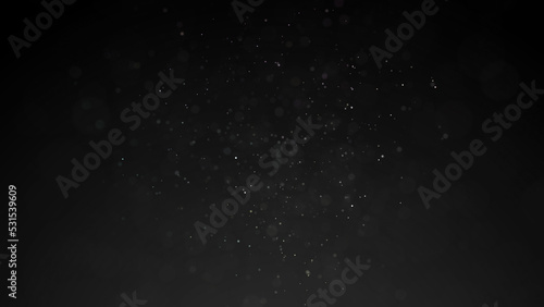 Abstract background for design. Dust particles. 3D rendering.