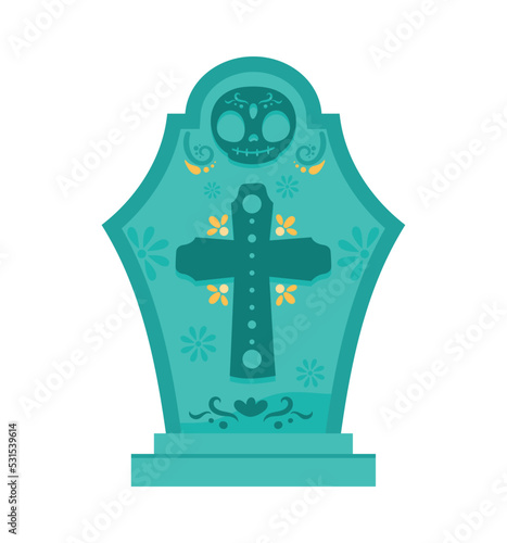 dia de los muertos gravestone
