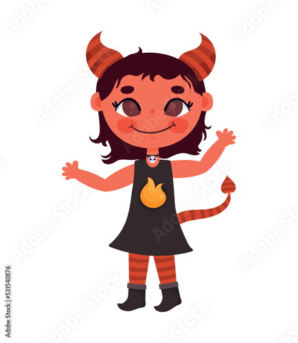 girl with devil disguise