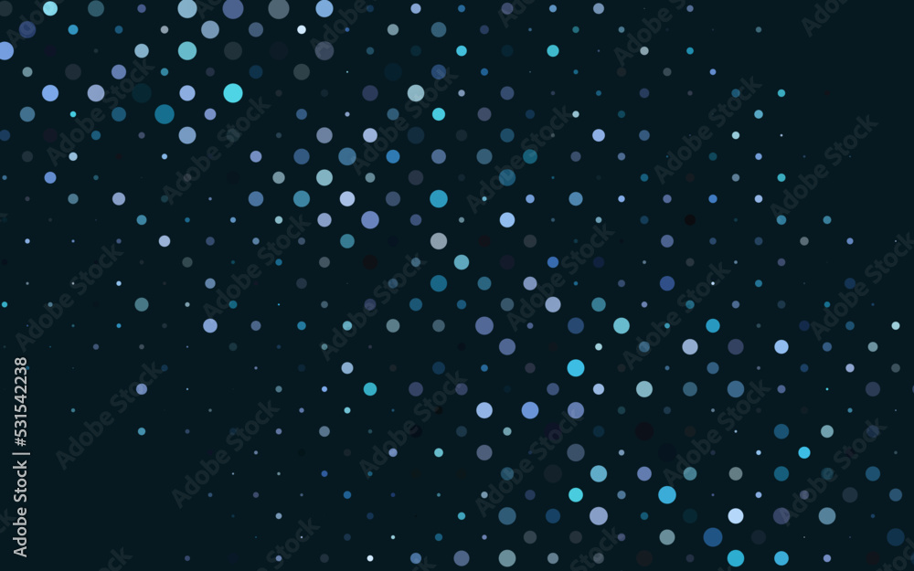 Light BLUE vector cover with spots. Light BLUE vector cover with spots.