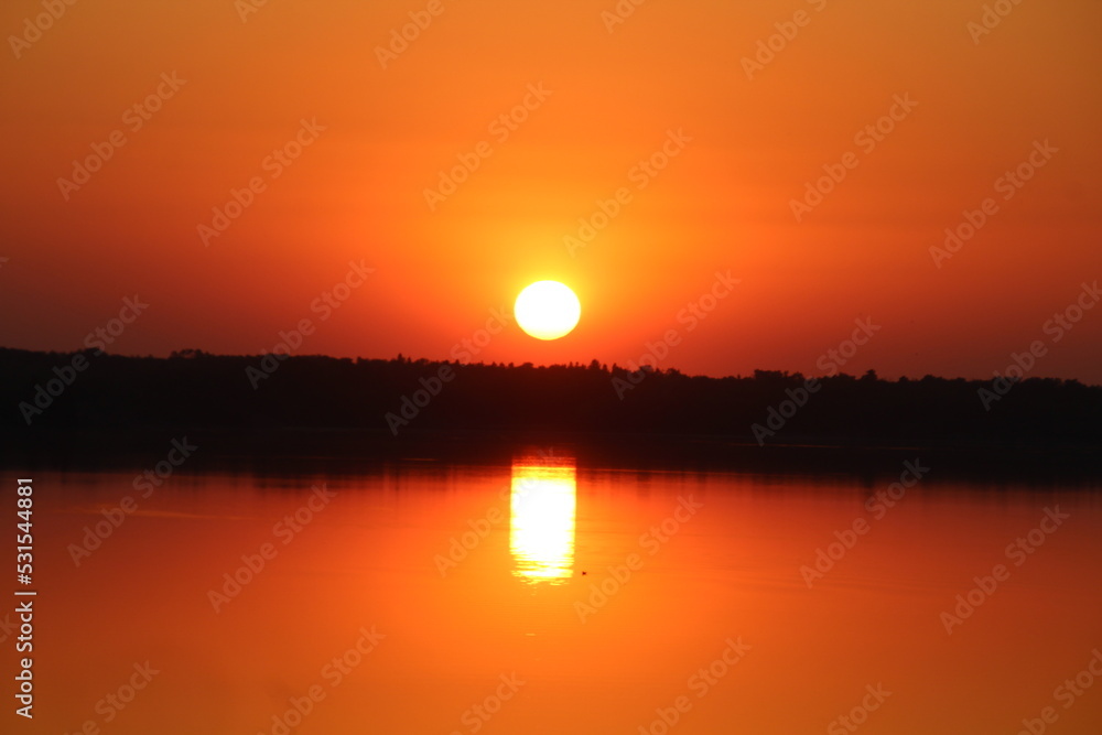 Low Sun, Elk Island National Park, Alberta Low Sun, Elk Island National Park, Alberta