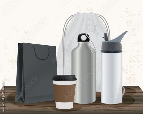 mockup branding products