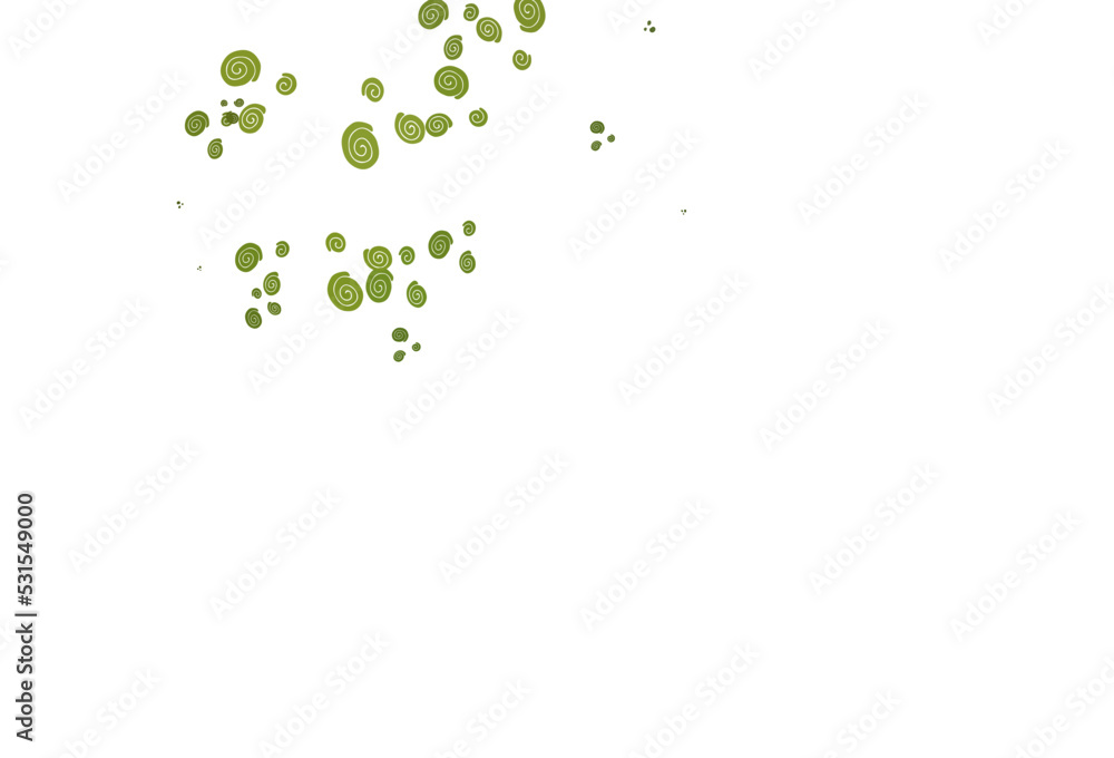 Light Green vector pattern with lines, ovals. Light Green vector pattern with lines, ovals.