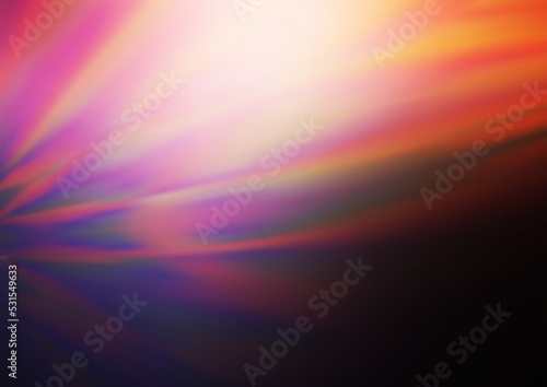 Dark Pink, Yellow vector blur pattern.
