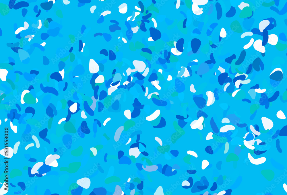 Light blue, green vector background with abstract forms. Light blue, green vector background with abstract forms.