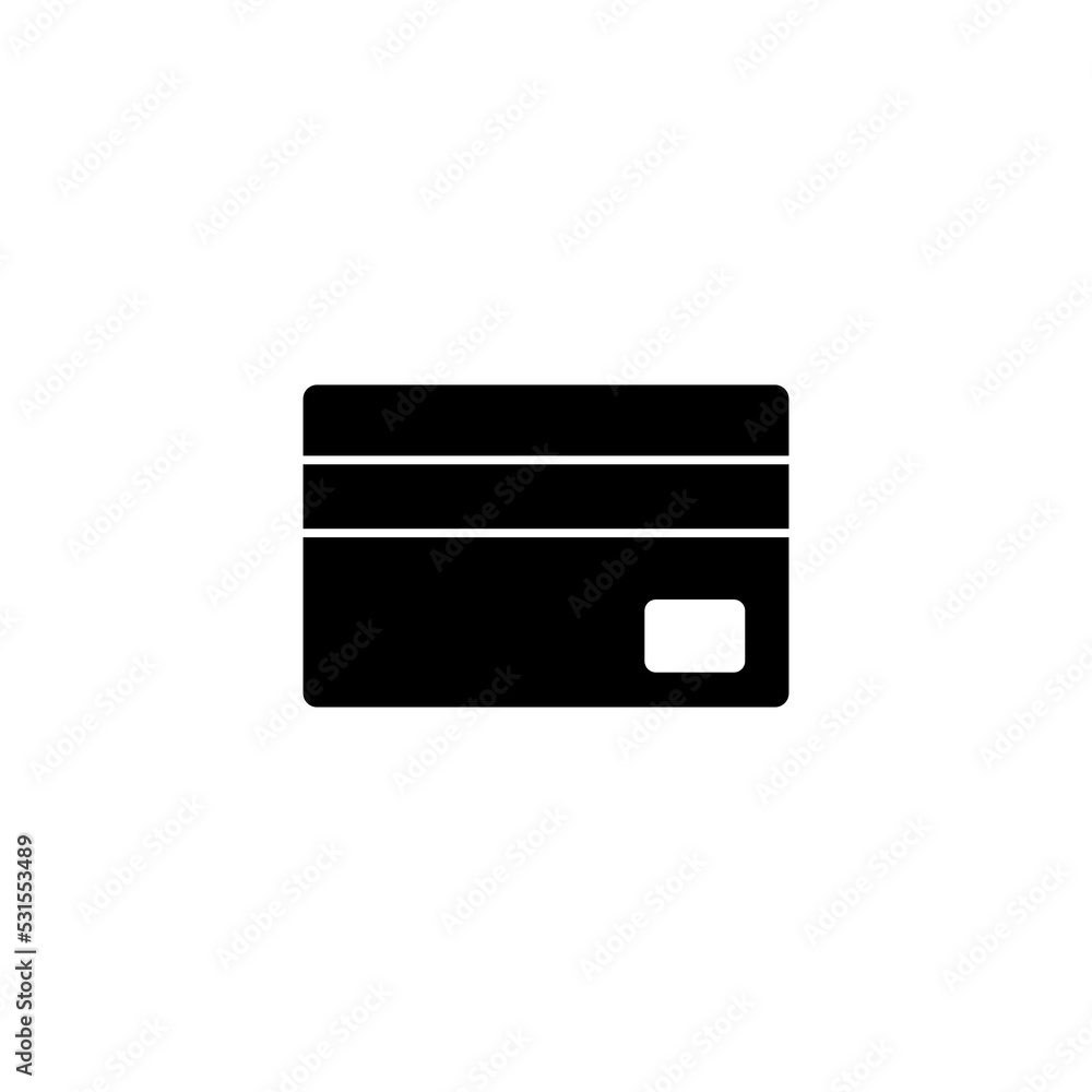 Credit card icon vector for web and mobile app. Credit card payment sign and symbol Credit card icon vector for web and mobile app. Credit card payment sign and symbol