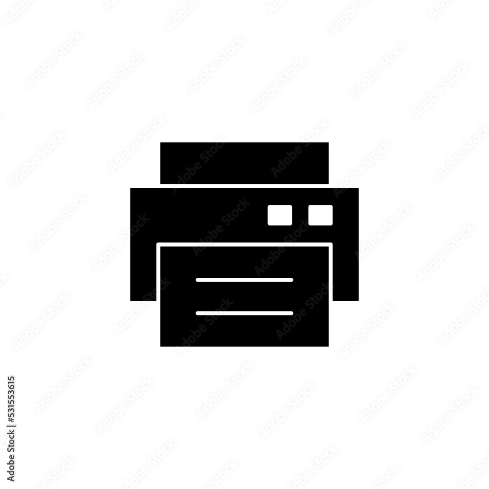 Print icon vector for web and mobile app. printer sign and symbol Print icon vector for web and mobile app. printer sign and symbol