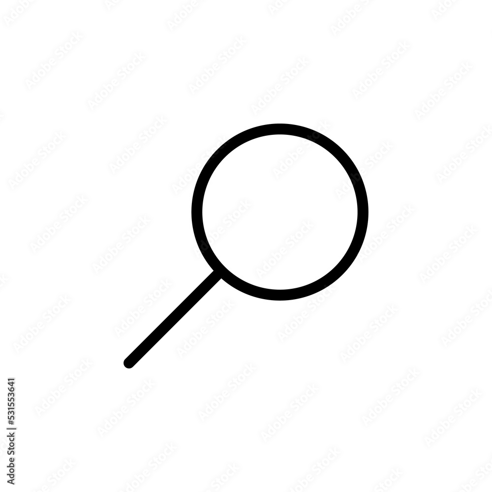 Search icon vector for web and mobile app. search magnifying glass sign and symbol Search icon vector for web and mobile app. search magnifying glass sign and symbol