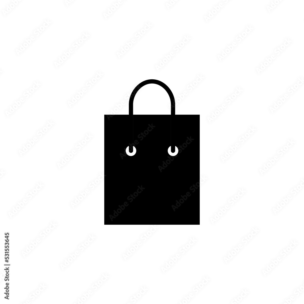 Shopping bag icon vector for web and mobile app. shopping sign and symbol Shopping bag icon vector for web and mobile app. shopping sign and symbol