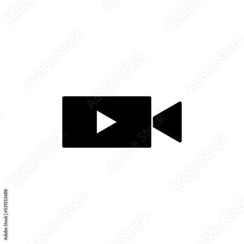 Video icon vector for web and mobile app. video camera sign and symbol. movie sign. cinema Free Download Video icon vector for web and mobile app. video camera sign and symbol. movie sign. cinema - GFXLoad