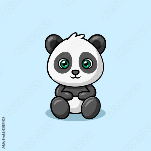 Cute Panda Illustration