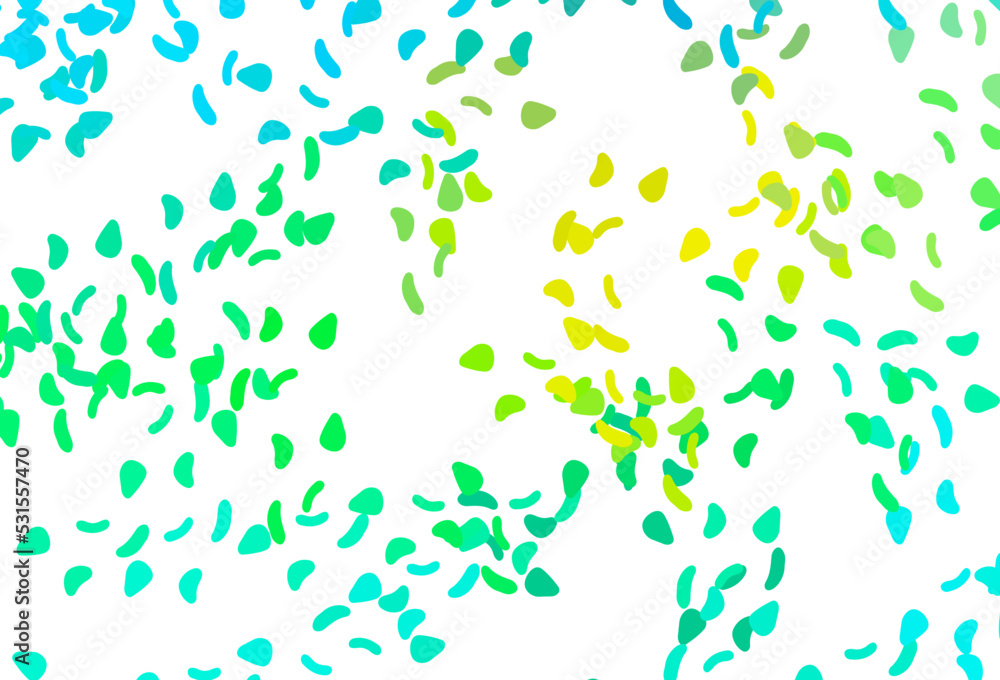 Light Blue, Yellow vector texture with random forms. Light Blue, Yellow vector texture with random forms.