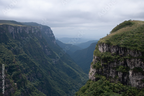 view of the mountains, canion fortaleza, cambará do sul, itaimbezinho, Rio Grande do Sul, Brazil