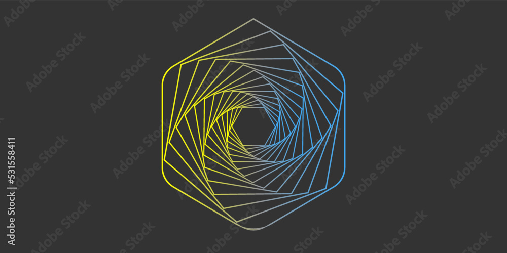 Geometric Line Art Abstract Background. Colorful Texture