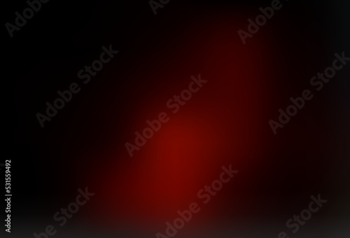 Dark Red vector blurred bright template.