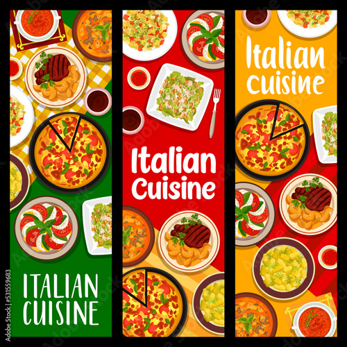 Canvastavla Italian cuisine food banners