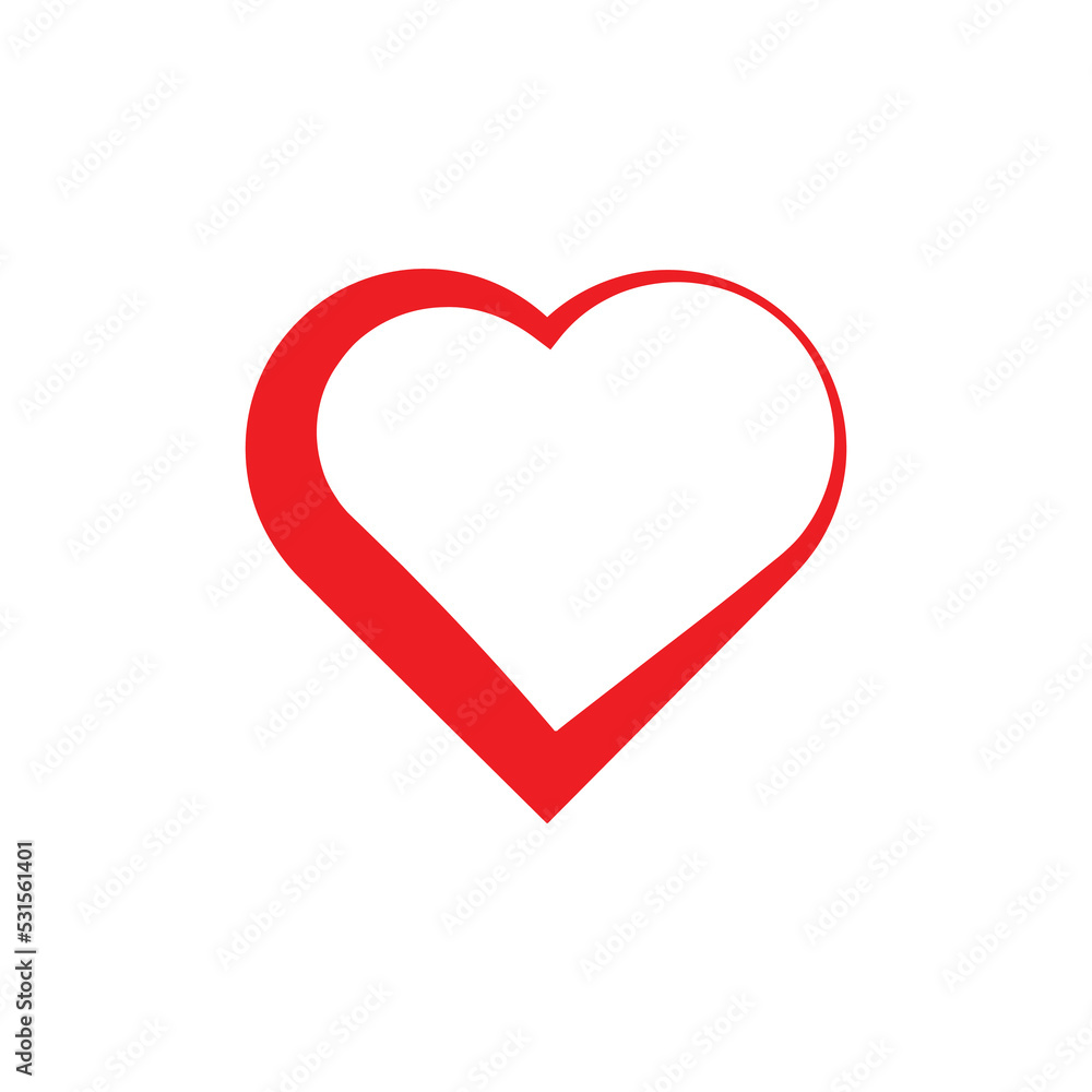 heart icon illustration, red, broken heart, affection.