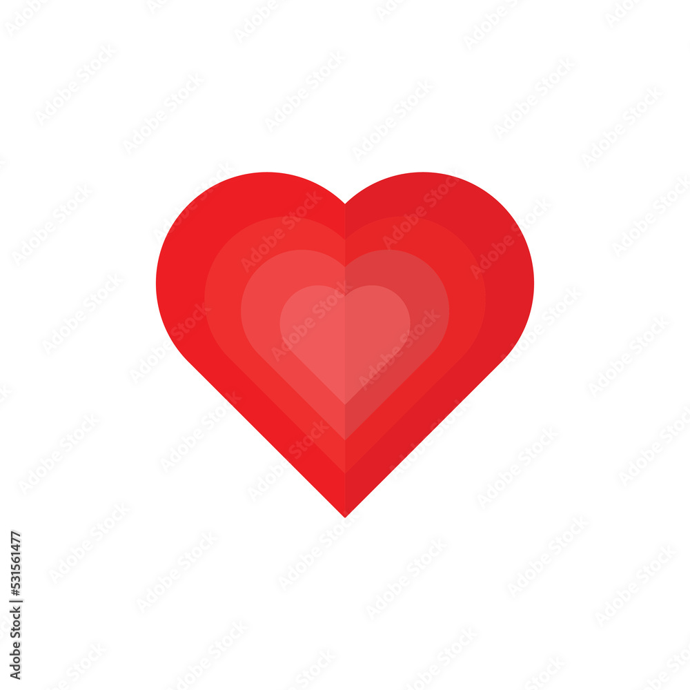 heart icon illustration, red, broken heart, affection.
