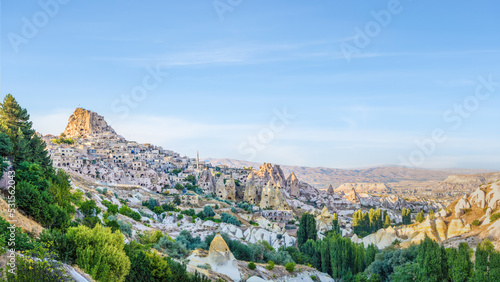 Canvas Print Landscape of Goreme town in Cappadocia Turkey