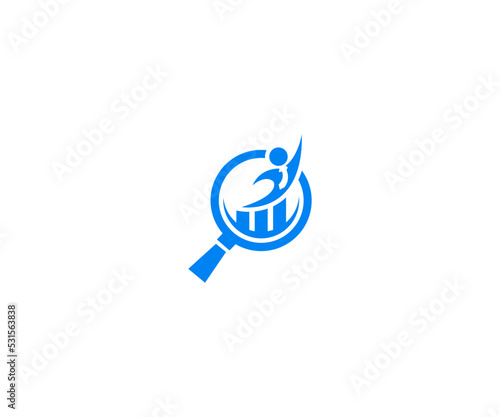 financial advice logo Vector Template Abstract Monogram Symbol