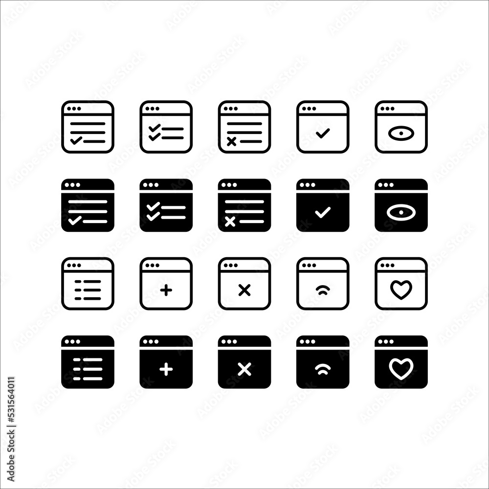 internet, network icons, on a white background, eps 10. internet, network icons, on a white background, eps 10.