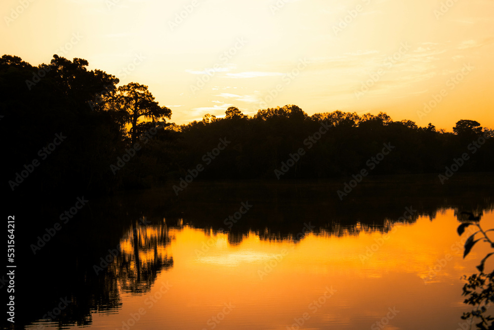 sunrise over the river sunrise over the river