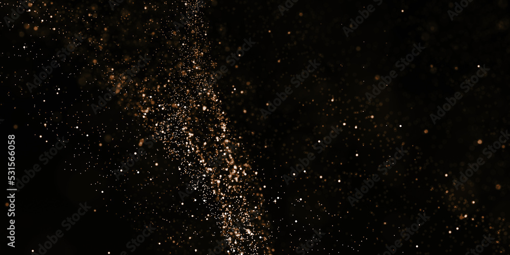 Luxury gold particles glowing effect background Luxury gold particles glowing effect background