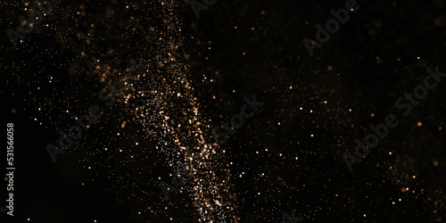 Wallpaper Mural Luxury gold particles glowing effect background Torontodigital.ca