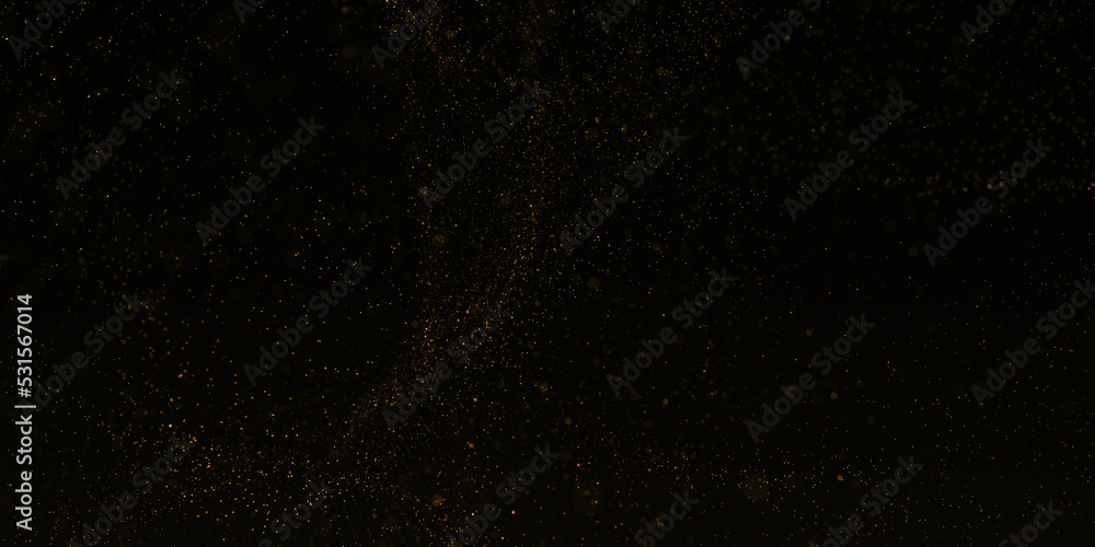 Luxury golden particles background
