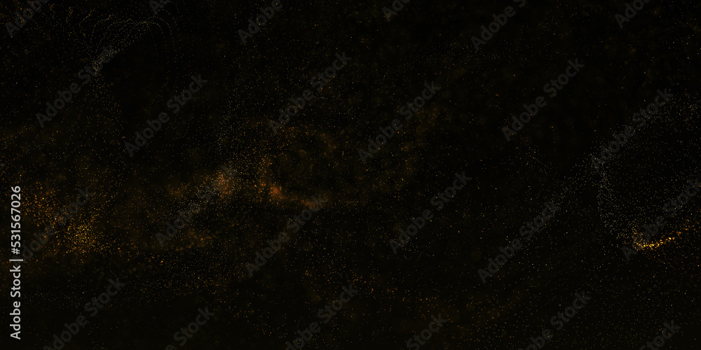 Luxury golden particles background